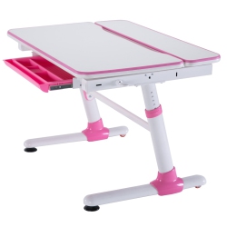 UNITED CANADA Plato Kids Desk | Study Desk for Kids / High School Students | Children Table | Study Table In Pink