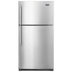 Réfrigérateur À Congélateur Supérieur 21 Pi³ 33 Po Avec Éclairage Del De Maytag (Mrt711Smfz) - Inox