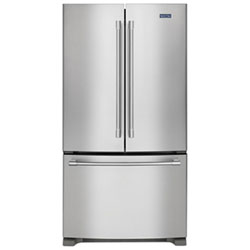 Maytag 36" 20 Cu. Ft. Counter-Depth French Door Refrigerator (MFC2062FEZ) - Stainless Steel