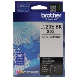 BROTHER Super High Yield Ink Cartridge (Lc20Ebks) In Black