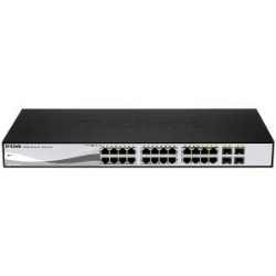 D-LINK Websmart Gigabit Switch. 24-Port Gigabit Poe Switch With 4 Sfp.lifetime Warranty Dgs-1210-28P