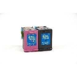 C1 Gotoners Generic Packaged 2Pk Compatible 62Xl And Tri-Color Ink Cartridges for HP Envy 5540, 5643, 5642, 7640, 8000, HP Officejet 5740, 5741