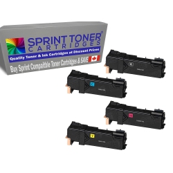 SPRINT TONER Compatible Xerox Phaser 6510 ; 6515, Workcentre Set 4 High Yield Toner Cartridges, Xerox Phaser 6510N ; 6510Dn ; 6510Dni; Workcentre 6515