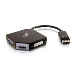 CABLES TO GO C2G Displayport to HDMI/dvi/vga Adapter Connect A Device With A Displayport Outputto Any Display With An HDMI VGA Or Dvi