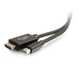 C2G CANADA 54422 10Ft Mini Displayport to HD Adapter Cable Taa Video Adapter Displayport / HDMI Mini Displayport to HDMI In Black