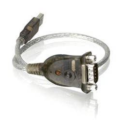 IOGEAR Serial Adapter 4 Pin USB Type A Male 9 Pin D-Sub (Db-9) Male 16 Inch Guc232A