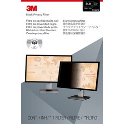 3M Privacy Filter for 24" Widescreen Monitor - - (Pf240W1B) In Black