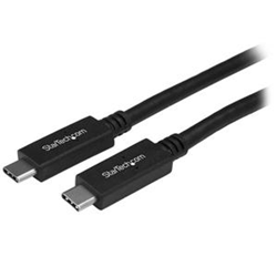 STARTECH USB315Cc1M USB C to Ucb C Cable 3 Ft / 1M M/m USB 3.0 (5GBps) USB C Charging Cable USB Type C Cable USB-C to Us