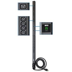 TRIPP LITE Metered Pdu, 30A, 30 Outlets (6-C19 & 24-C13), 208 / 240 V, L6-30P, 10 Ft. Cord, 0U Vertical Rack-Mount Power