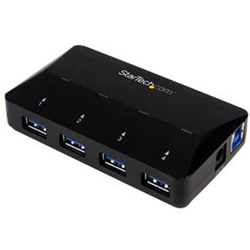 STARTECH CANADA Startech Add Four USB 3.0 Ports And A Fast-Charge Port to Your Computer 4-Port USB 3.0Hub Plus Dedicated Charging Port U