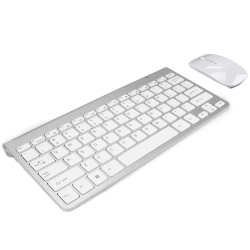ANTHRODESK Slim Wireless Keyboard And Mouse Combo, 2.4Ghz USB