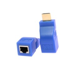 AXGEAR HDMI Over Cat5E Extender HDMI Through Rj45 Cat6 Network Extension With Audio Up to 100Ft 30M