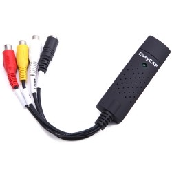 AXGEAR Easycap USB 2.0 Cable Adapter Audio Video Grabber Capture Card Windows 7 8