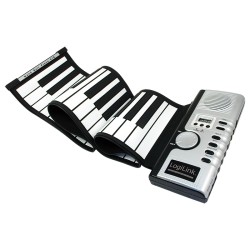AXGEAR Midi Keyboard 61 Keys Digital Electronic Silicone Portable Piano