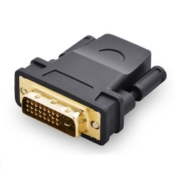 AXGEAR HDMI Female to Dvi Male Adapter HDMI to Dvi-D Dula Link 24+1 F/m Converter