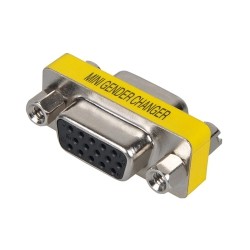 AXGEAR VGA Gender Changer Female to Female Svga 15 Pin F/f Adapter Coupler