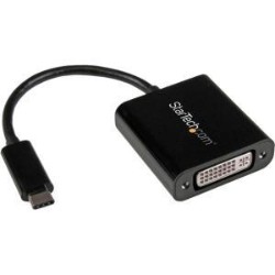 STARTECH Connect Your Macbook Chromebook Dell Xps Or Other USB-C Device to A Dvi Monitor Or Projector USB Type C to Vide
