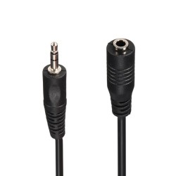 AXGEAR 3.5MM Audio Aux Cable M/f Male to Female Extension Headset Jack Headphone Stereo Cable 15Ft 5M