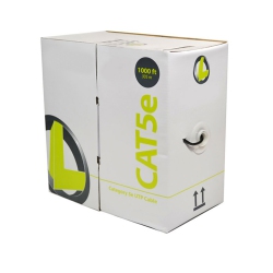 AXGEAR Cat5E 1000Ft Utp Solid Network Ethernet LAN Cable Bulk Wire 1000 Ft New