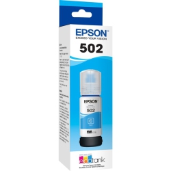 EPSON T502 Ink Bottle In Cyan