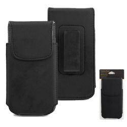 RS Pu Leather Pouch/holster for Iphone 12 Pro/se (2020), Samsung S20 [Fits Most 4.6"-5.3" Sized Screens] W/ Swivel Clip - Large