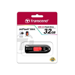 TRANSCEND Jetflash 590 32GB USB 2.0 Flash Drive (Ts32Gjf590K)