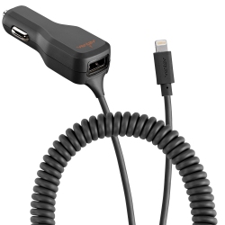 VENTEV Car Charger USB-C 3A Capture Cord + USB-A 1A Port