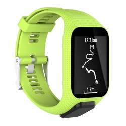 STRAPSCO Replacement Band Strap for Tomtom Runner 2 & 3 Watch In Lime In Green