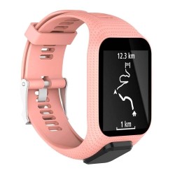 STRAPSCO Replacement Band Strap for Tomtom Runner 2 & 3 Watch In In Pink