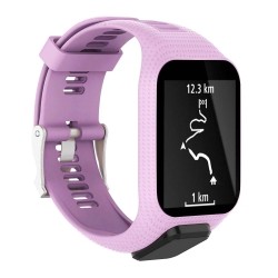 STRAPSCO Replacement Band Strap for Tomtom Runner 2 & 3 Watch In Light In Purple