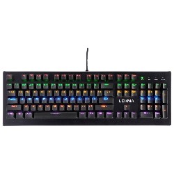 LEXMA K900 Backlit Mechanical Switch Gaming Keyboard -- English In Blue