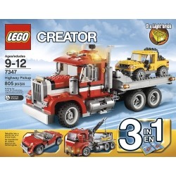 LEGO 7347 Creator 3-In-1 Highway Pickup