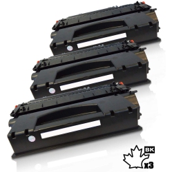 INKFIRST 3 Compatible Toner Cartridges Replacement for HP Q5949X Q7553X 49X 53X Laserjet P2015 P3015X 1320 3390 3392 M2727