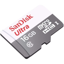 SANDISK 16GB Ultra Micro Sdhc Memory Card - (Sdsquns-016G-Gn3Mn)