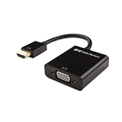 CABLE MATTERS HDMI to VGA Adapter (HDMI to VGA Converter) In In Black