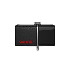 SANDISK Ultra Dual USB Drive 3.0 128GB (Sddd2-128G-Gam46) In Black