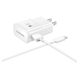 SAMSUNG Genuine Fast Charge USB-C 15W Wall Charger - - Retail Packaging In White