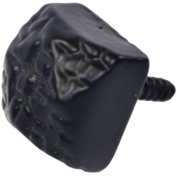 NUVO IRON Antique Look Hand Craft Colonial Square Head Nail Door Decor Iron Stud (10PCs)