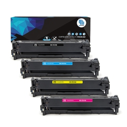 GOTONERS HP New Compatible 131A/131X (Cf210X+Cf211A+Cf212A+Cf213A) Four Color Set Toner Kit, Standard Yield