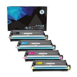 GOTONERS Xerox New Compatible 6180 (113R00723+113R00724+113R00725+113R00726) Four Color Set Toner Kit, High Yield