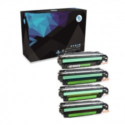 GOTONERS HP Compatible 507X/507A (Ce400X+Ce401A+Ce402A+Ce403A) Remanufactured Four Color Set Toner Kit, Standard Yield