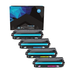 GOTONERS 4Pk HP New Compatible Cf360X Cf361X Cf362X Cf363X (508X) Cmyk High Yield Toner Set for Laserjet M552Dn/m553/m577