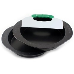 BERGHOFF Perfect Slice 3PC Round Cake Pan Set W/ Tool