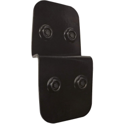 NUVO IRON 6" Post to Beam Supports P2B7 (5" X 9, 875") 2PCs - In Black