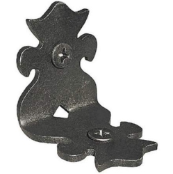 NUVO IRON 2" Ornamental Rafter Clips Rc2 (1.5" X 1.95") 12PCs - In Black