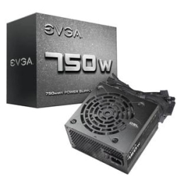 EVGA Power Supply 100-N1-0750-L1 750W +12V 120MM Sleeve Bearing Fan Atx Cable Retail