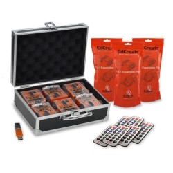 EDISON Contempo Views Robot V2 Programmable Lego Compatible Educational Bot Stem Coding Kit - Team Set & Edcreate