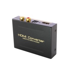 AXGEAR HDMI Audio Extractor Spliter HDMI to Rca Composite Optical Audio