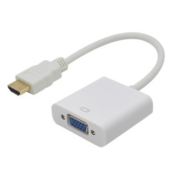 AXGEAR HDMI to VGA Converter Adapter Cable Male to Female With Audio