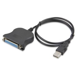 AXGEAR High Quality Db25 USB to Female Parallel Ieee 1284 Printer Adapter Cable Cord